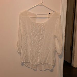 Forever 21 boho white blouse